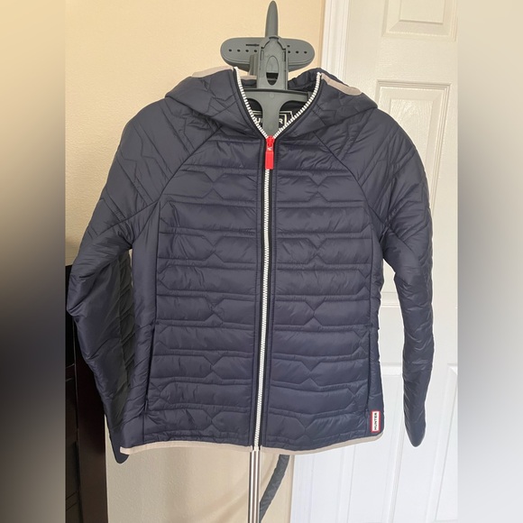 Hunter Original Mid layer Navy Puffer Jacket - Picture 2 of 13